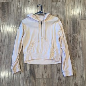 Pink quarter zip hoodie size small